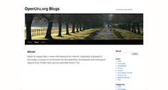 Desktop Screenshot of blogs.openuru.org